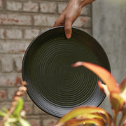 Matte Black 10" Dinner Plate - Set of 2